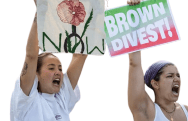 Brown University Protest