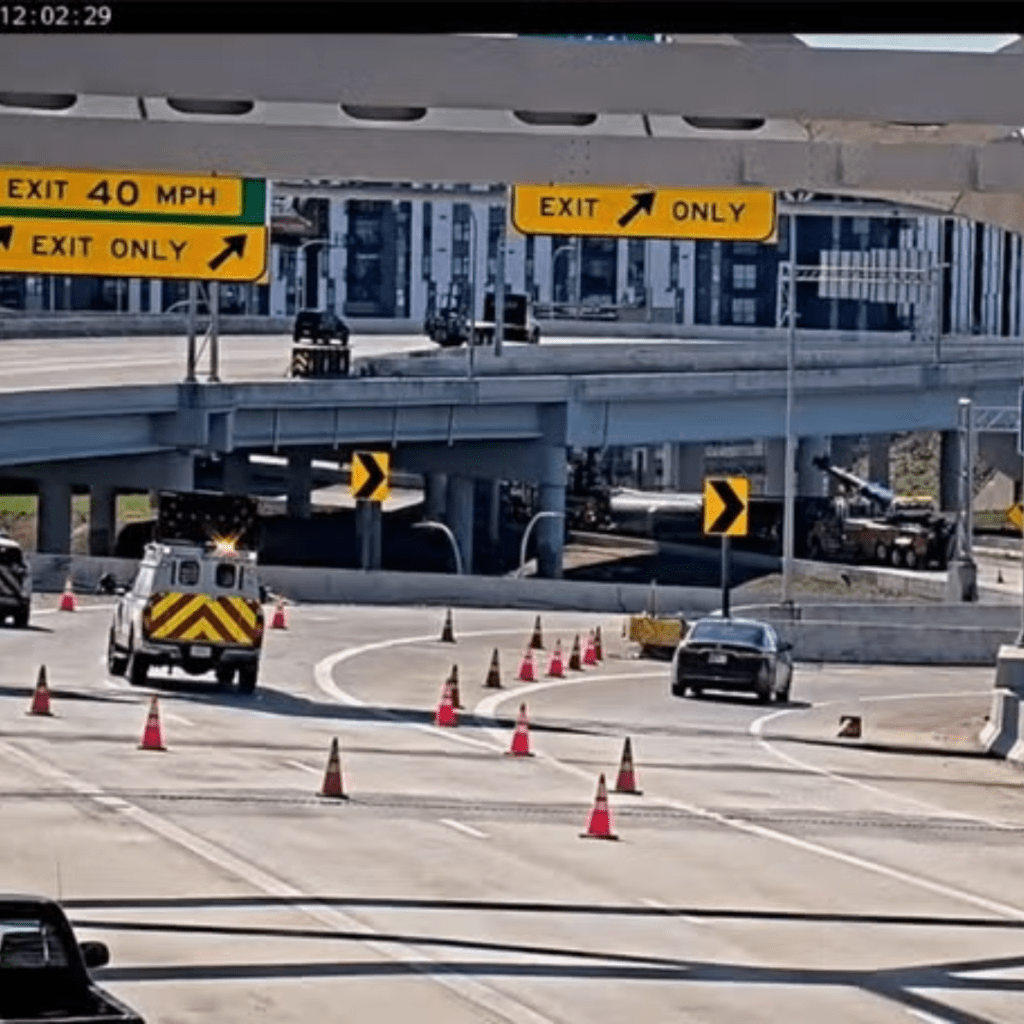 Lanes Reopened and Traffic Restored